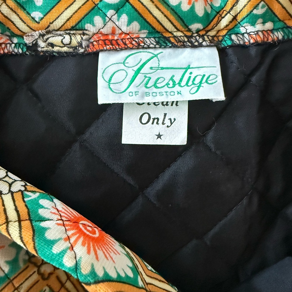 Vintage Boho Floral Quilted Maxi Skirt - Picture 7 of 8